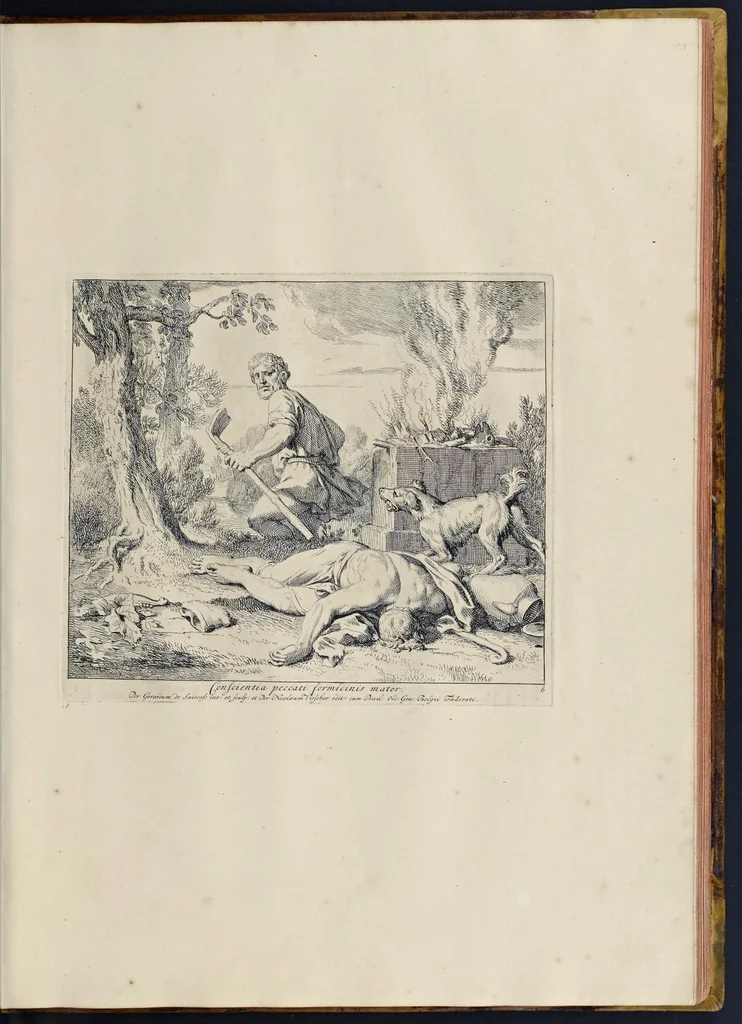 An illustration from Gerardi de Lairesse, Leodiensis pictoris Opus elegantissimum, 1694, leaf 166