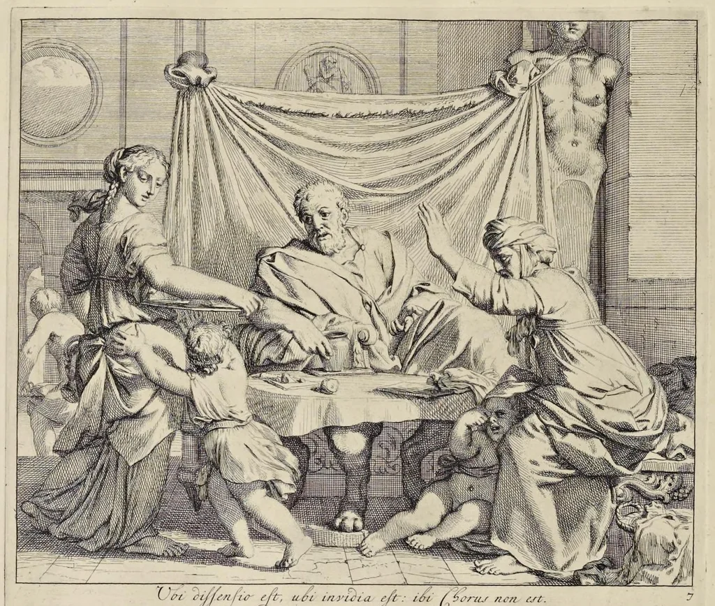 An illustration from Gerardi de Lairesse, Leodiensis pictoris Opus elegantissimum, 1694, leaf 169