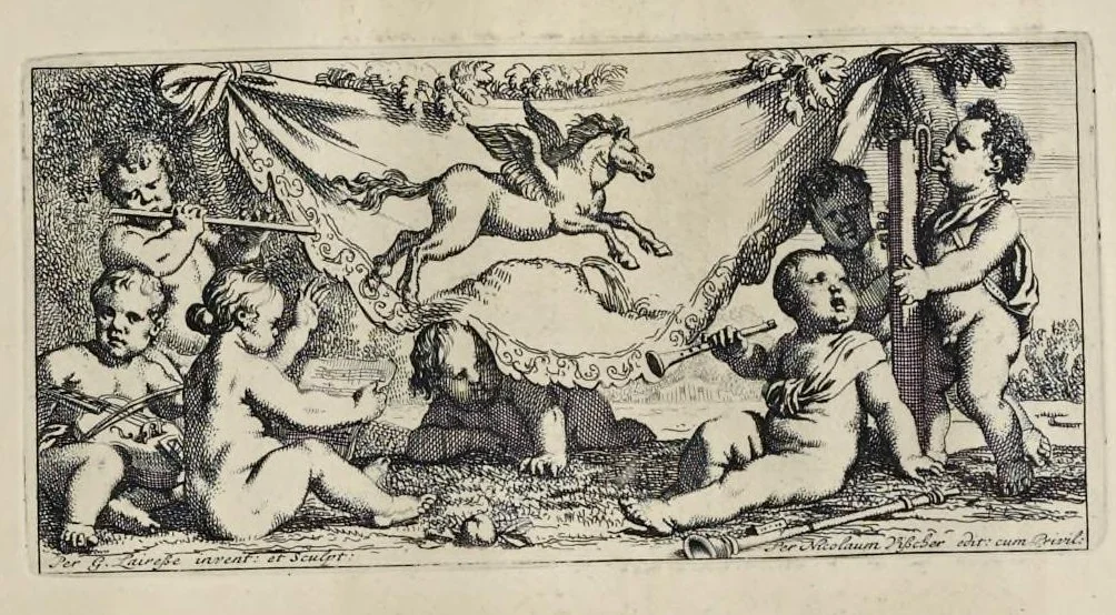 An illustration from Gerardi de Lairesse, Leodiensis pictoris Opus elegantissimum, 1694, leaf 186