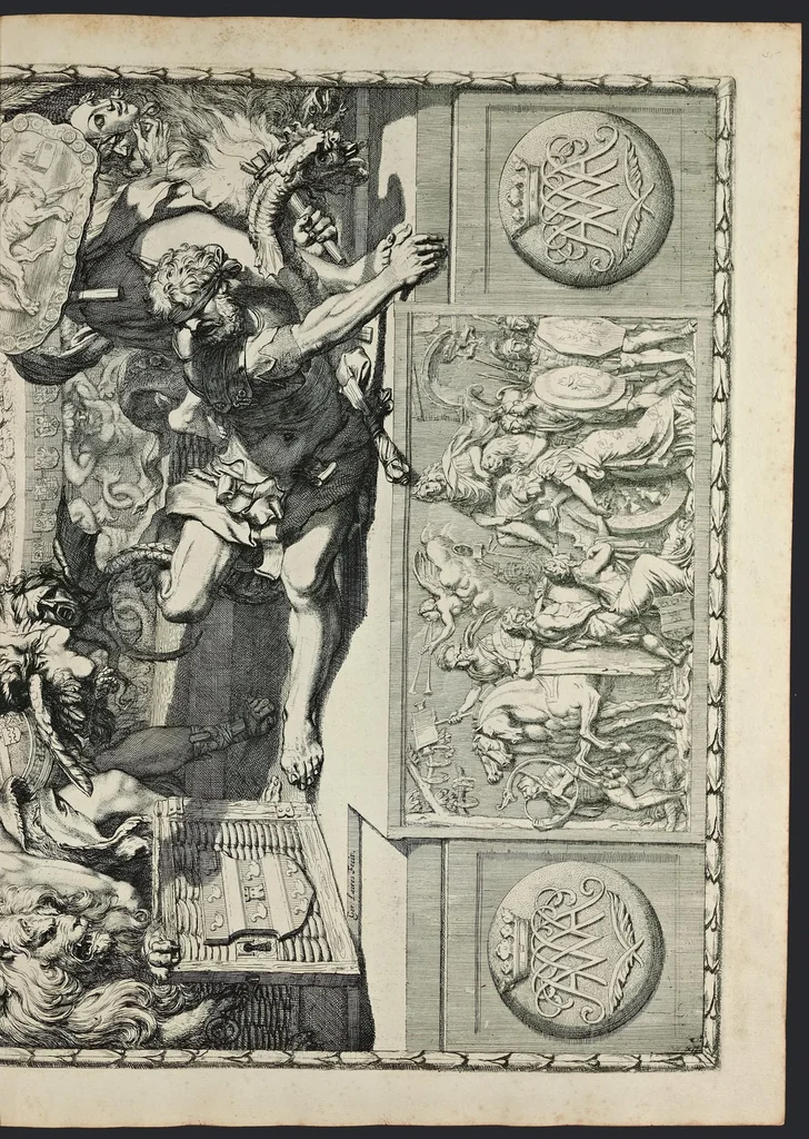 An illustration from Gerardi de Lairesse, Leodiensis pictoris Opus elegantissimum, 1694, leaf 54
