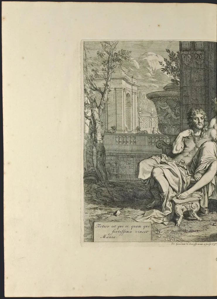 An illustration from Gerardi de Lairesse, Leodiensis pictoris Opus elegantissimum, 1694, leaf 73