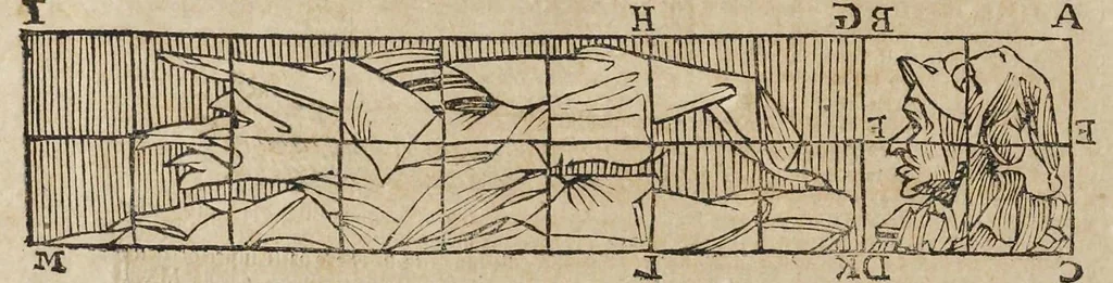 An illustration from Le due regole della prospettiua prattica, 1682, leaf 111