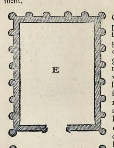 An illustration from Les dix livres d'architecture de Vitruve : corrigez et traduits nouvellement en françois, avec des notes & des figures, 1684, leaf 167