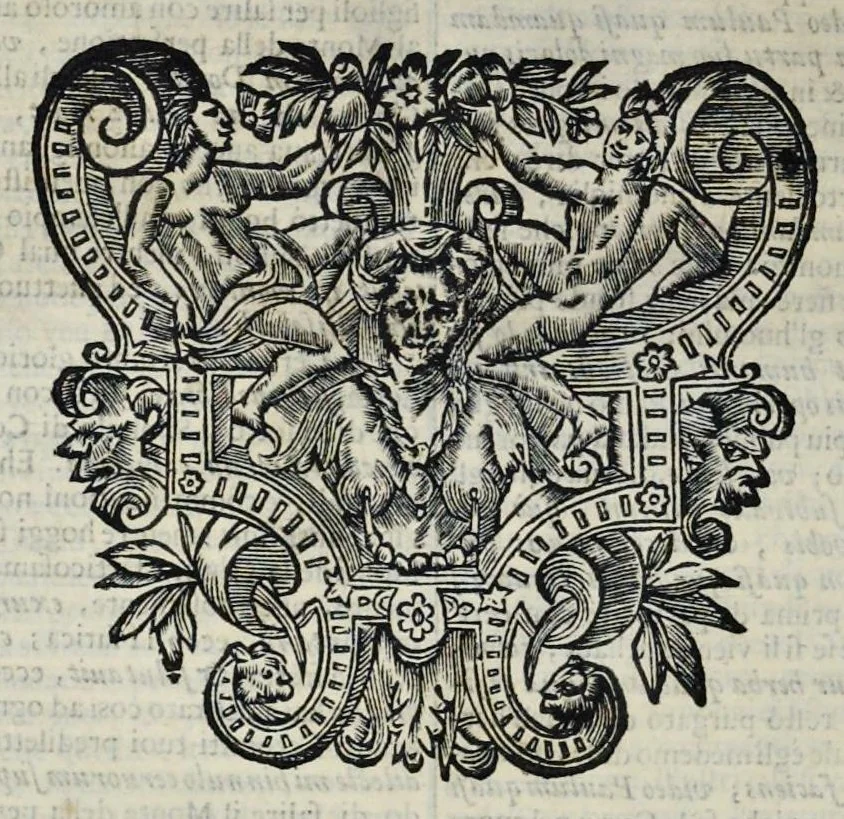An illustration from Simboli festiui : per le solennità principali di Christo nostro signore, della Beata Vergine Maria, degl'apostoli, e d'altri santi, che frà l'anno da chiesa santa di suo precetto si celebrano, 1698, leaf 259
