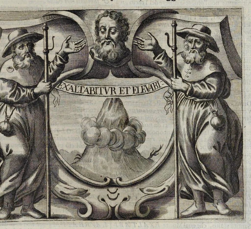 An illustration from Simboli festiui : per le solennità principali di Christo nostro signore, della Beata Vergine Maria, degl'apostoli, e d'altri santi, che frà l'anno da chiesa santa di suo precetto si celebrano, 1698, leaf 260