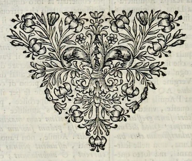 An illustration from Simboli festiui : per le solennità principali di Christo nostro signore, della Beata Vergine Maria, degl'apostoli, e d'altri santi, che frà l'anno da chiesa santa di suo precetto si celebrano, 1698, leaf 55