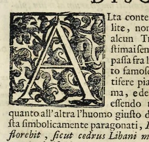 An illustration from Simboli festiui : per le solennità principali di Christo nostro signore, della Beata Vergine Maria, degl'apostoli, e d'altri santi, che frà l'anno da chiesa santa di suo precetto si celebrano, 1698, leaf 67