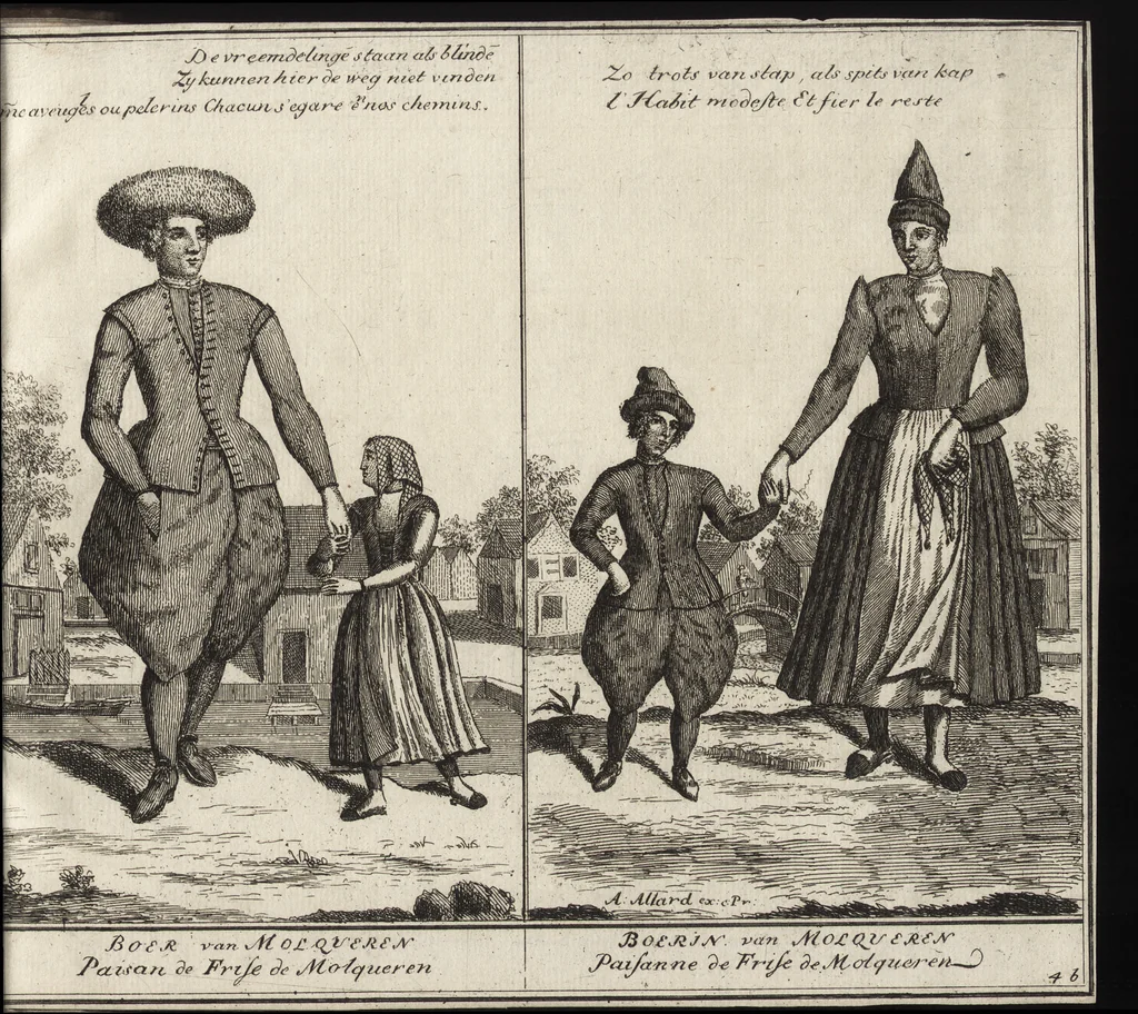 An illustration from Hollandse dorpelingen, enz. = Paisans d'Hollande &c, 1713, leaf 20