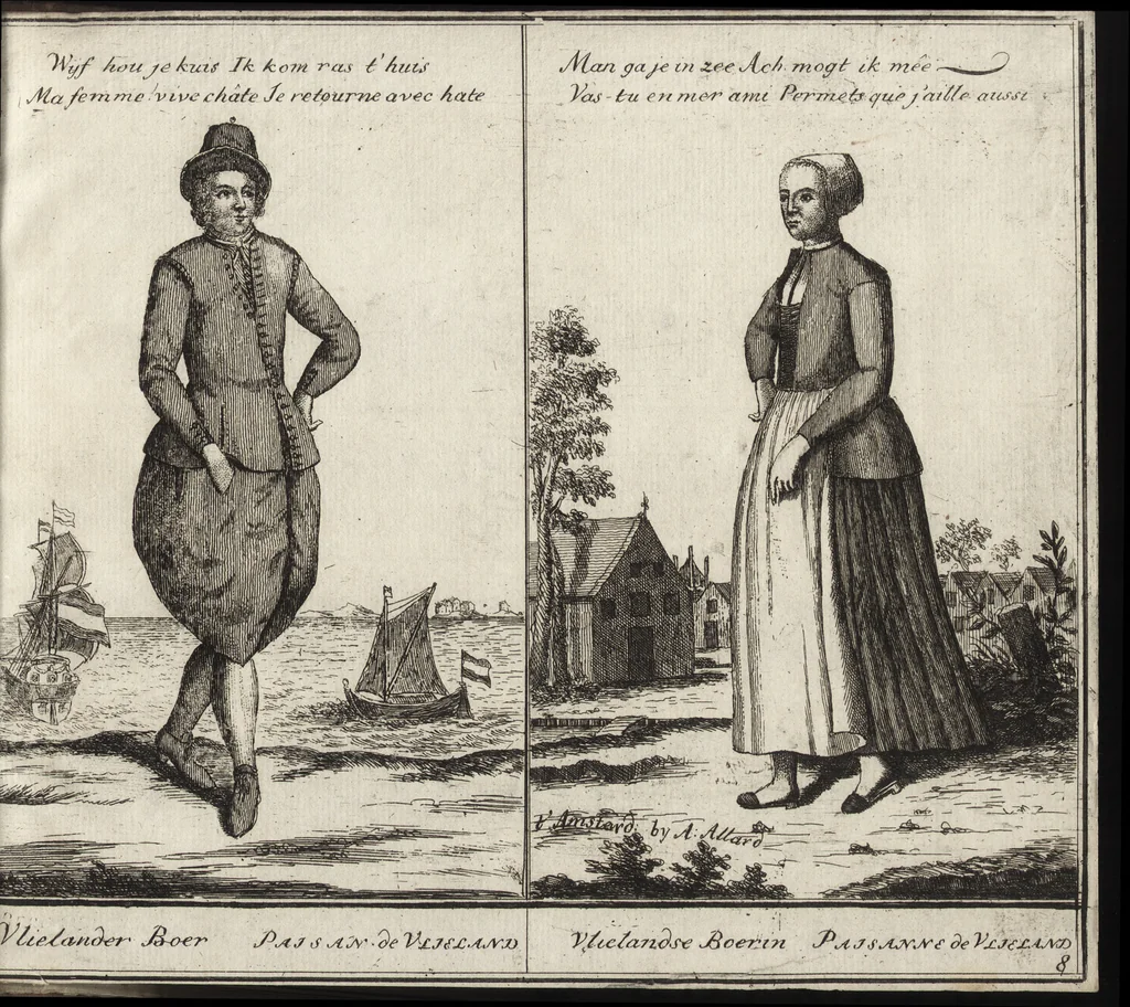 An illustration from Hollandse dorpelingen, enz. = Paisans d'Hollande &c, 1713, leaf 32