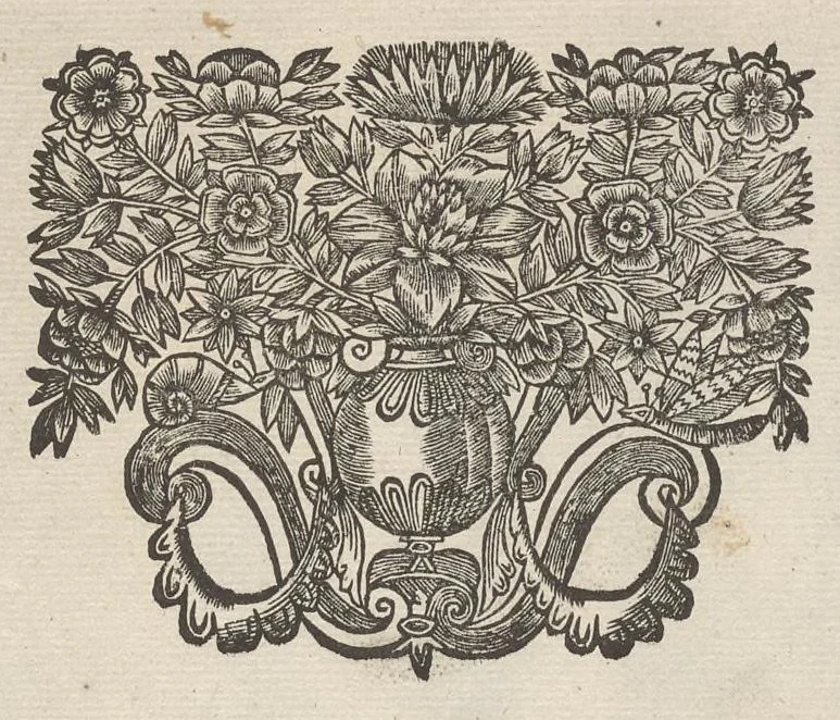 An illustration from Catalogus, sive, Recensio specialis omnium codicum manuscriptorum Graecorum, nec non linguarum orientalium, augustissimae Bibliothecae Caesareae Vindobonensis, 1690, leaf 1152