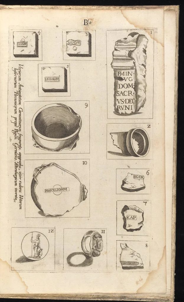 An illustration from Catalogus, sive, Recensio specialis omnium codicum manuscriptorum Graecorum, nec non linguarum orientalium, augustissimae Bibliothecae Caesareae Vindobonensis, 1690, leaf 1202