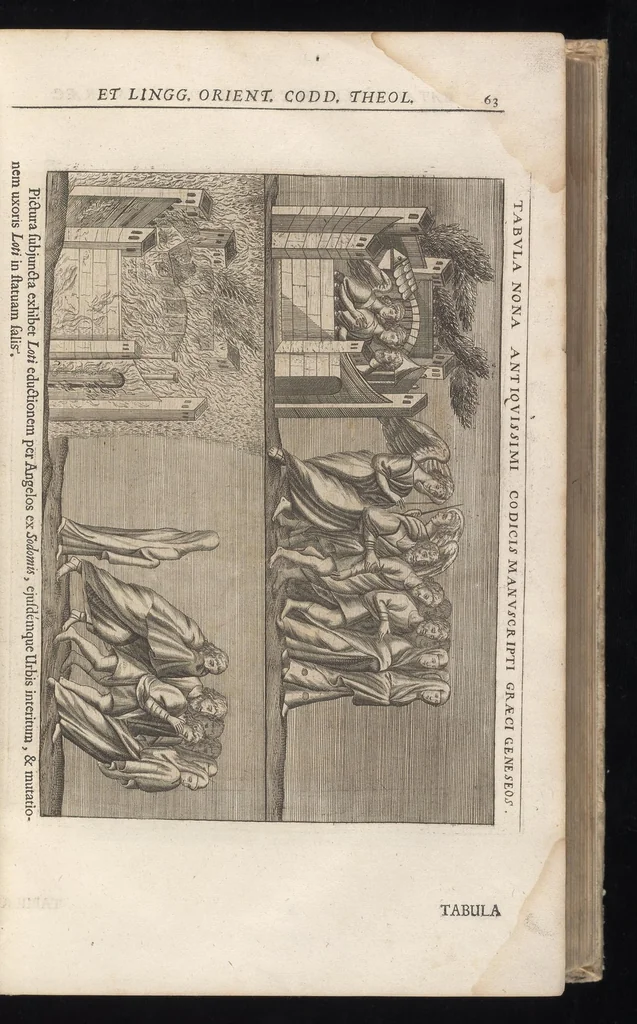 An illustration from Catalogus, sive, Recensio specialis omnium codicum manuscriptorum Graecorum, nec non linguarum orientalium, augustissimae Bibliothecae Caesareae Vindobonensis, 1690, leaf 86