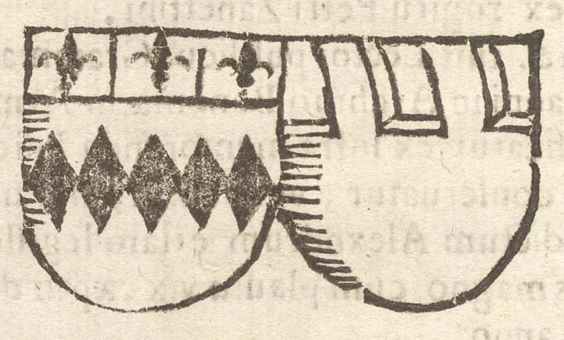 An illustration from Arbor genealogica gentis de Cignano, quam merito ac virtuti D. Caroli per lineam rectam eodem ex stipite descendentis, 1687, leaf 31