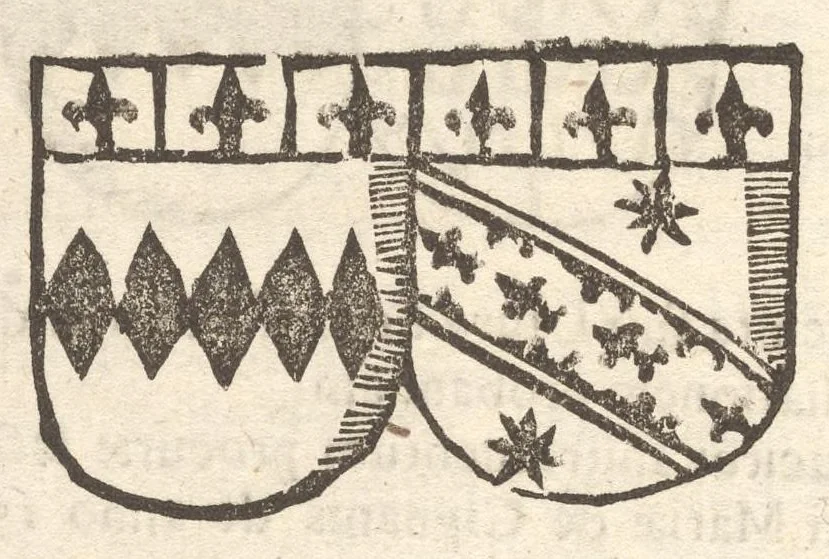 An illustration from Arbor genealogica gentis de Cignano, quam merito ac virtuti D. Caroli per lineam rectam eodem ex stipite descendentis, 1687, leaf 41