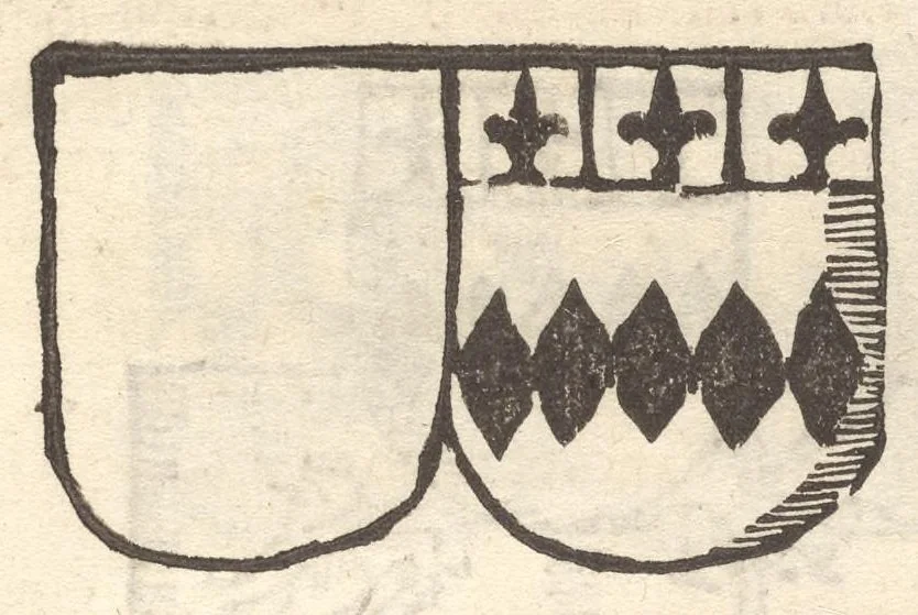 An illustration from Arbor genealogica gentis de Cignano, quam merito ac virtuti D. Caroli per lineam rectam eodem ex stipite descendentis, 1687, leaf 42