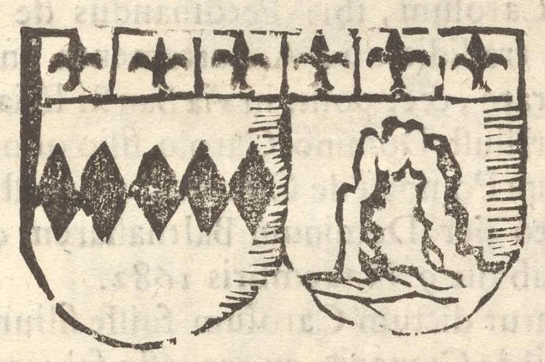 An illustration from Arbor genealogica gentis de Cignano, quam merito ac virtuti D. Caroli per lineam rectam eodem ex stipite descendentis, 1687, leaf 62