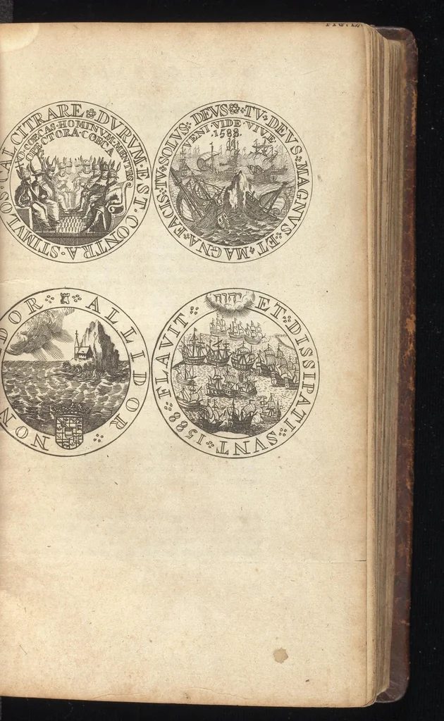 An illustration from Histoire metallique de la Republique de Hollande, 1688, leaf 152