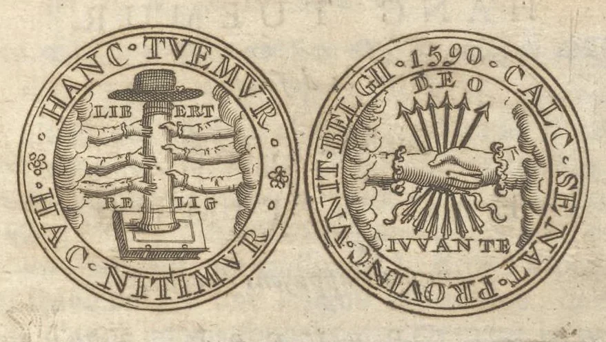 An illustration from Histoire metallique de la Republique de Hollande, 1688, leaf 164
