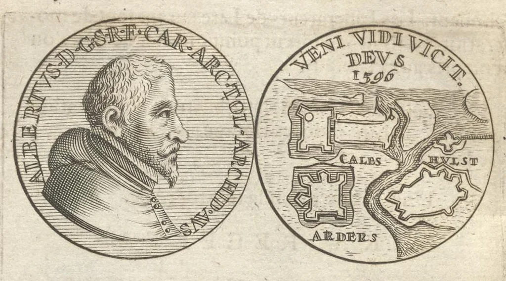 An illustration from Histoire metallique de la Republique de Hollande, 1688, leaf 195