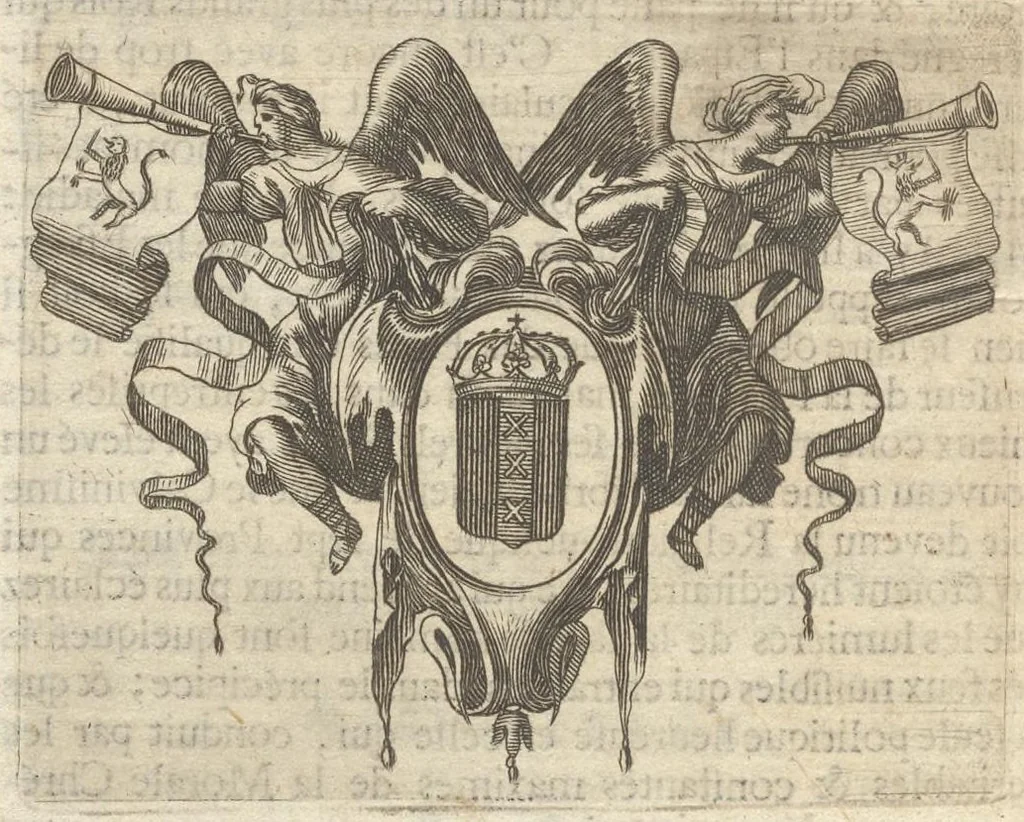 An illustration from Histoire metallique de la Republique de Hollande, 1688, leaf 211