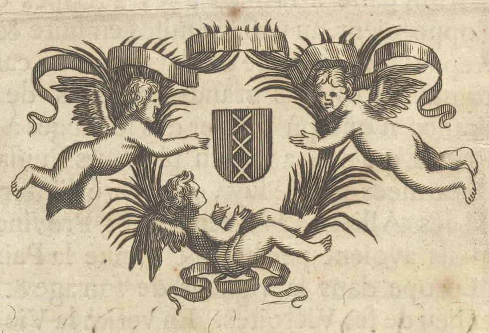 An illustration from Histoire metallique de la Republique de Hollande, 1688, leaf 25