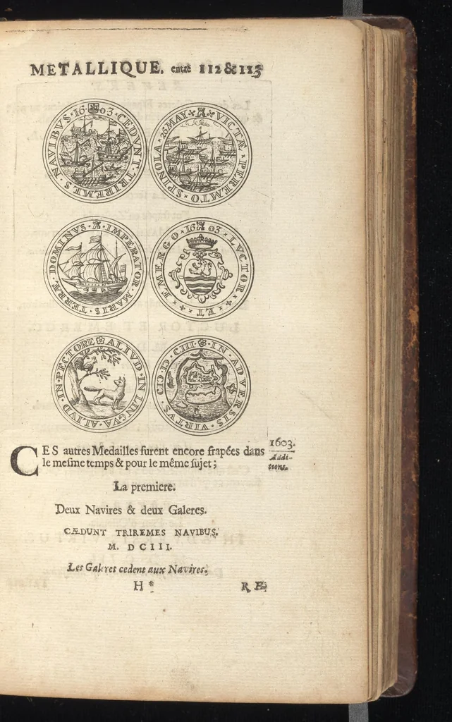 An illustration from Histoire metallique de la Republique de Hollande, 1688, leaf 250