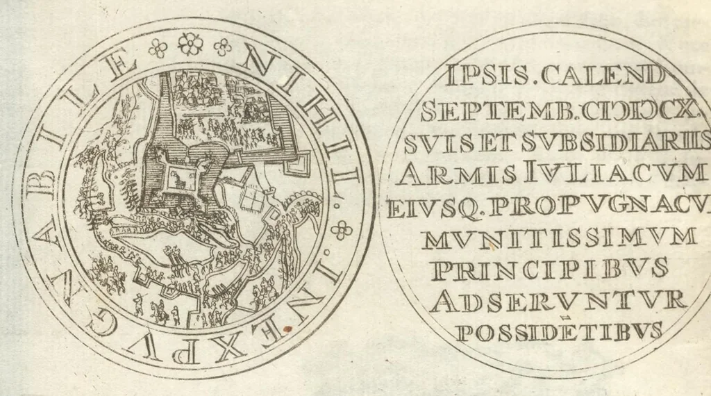An illustration from Histoire metallique de la Republique de Hollande, 1688, leaf 281