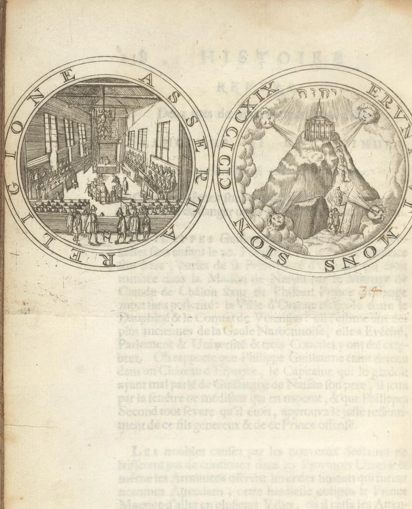 An illustration from Histoire metallique de la Republique de Hollande, 1688, leaf 297
