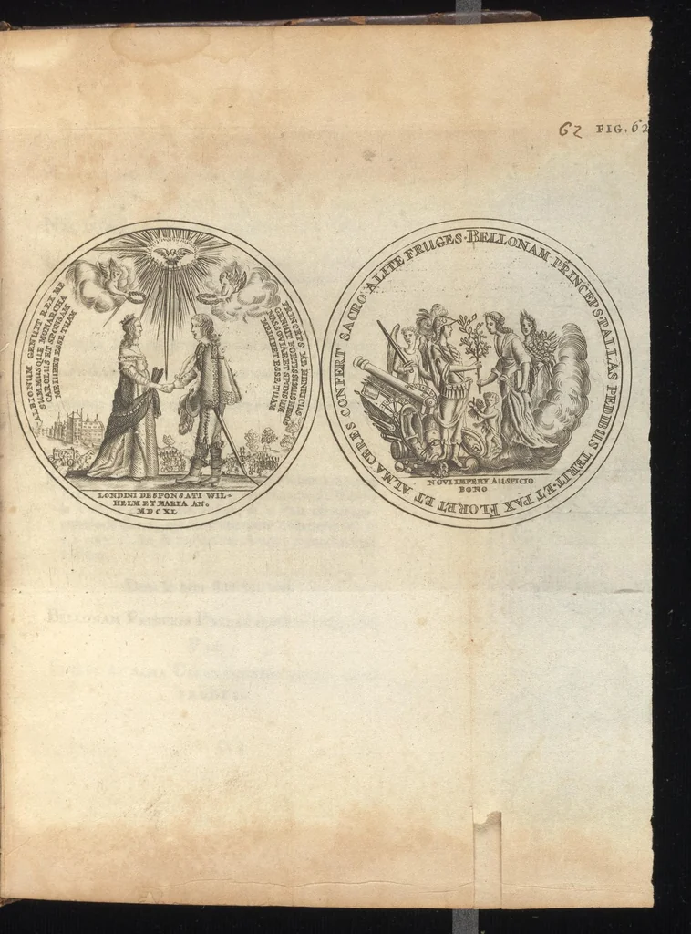 An illustration from Histoire metallique de la Republique de Hollande, 1688, leaf 402
