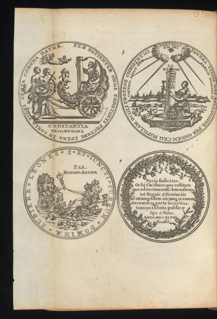 An illustration from Histoire metallique de la Republique de Hollande, 1688, leaf 431