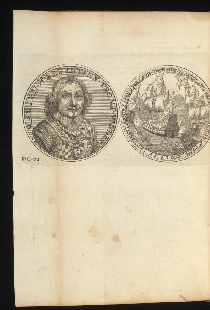 An illustration from Histoire metallique de la Republique de Hollande, 1688, leaf 471