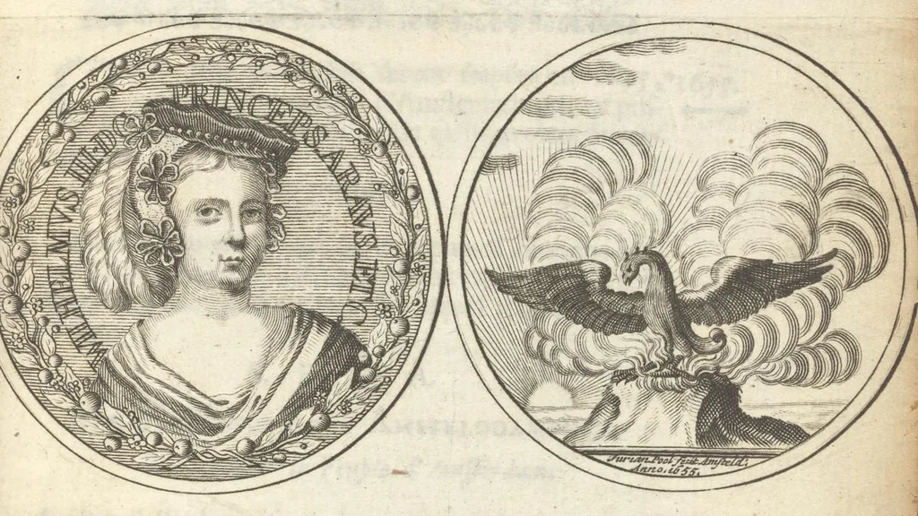 An illustration from Histoire metallique de la Republique de Hollande, 1688, leaf 482