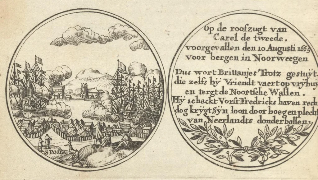 An illustration from Histoire metallique de la Republique de Hollande, 1688, leaf 519