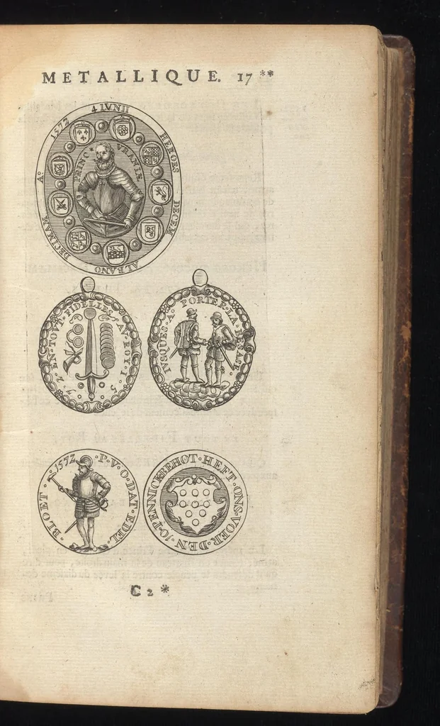 An illustration from Histoire metallique de la Republique de Hollande, 1688, leaf 56