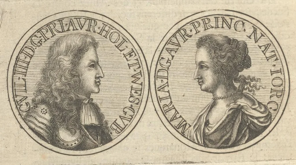 An illustration from Histoire metallique de la Republique de Hollande, 1688, leaf 605