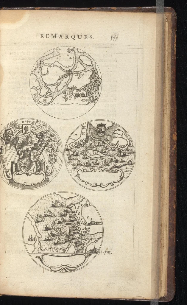 An illustration from Histoire metallique de la Republique de Hollande, 1688, leaf 634