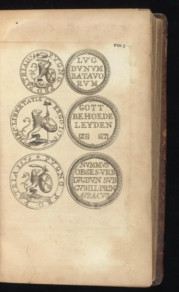 An illustration from Histoire metallique de la Republique de Hollande, 1688, leaf 80