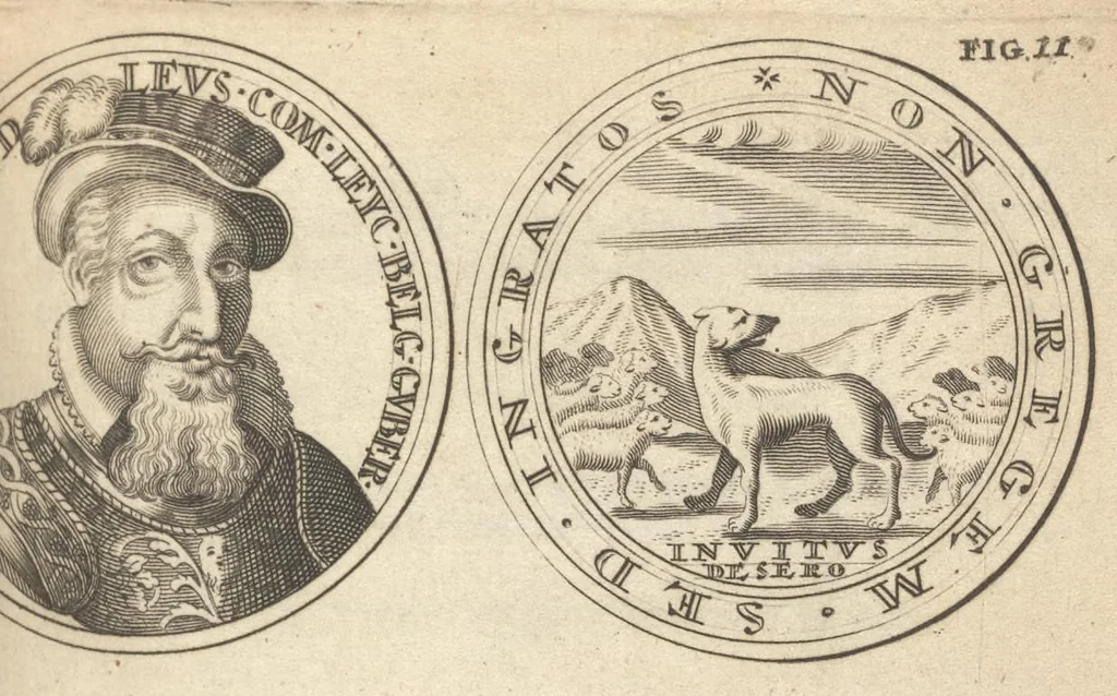 An illustration from Histoire metallique de la Republique de Hollande, 1688, leaf 148