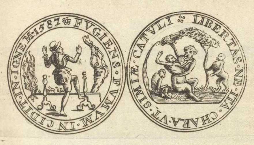 An illustration from Histoire metallique de la Republique de Hollande, 1688, leaf 148
