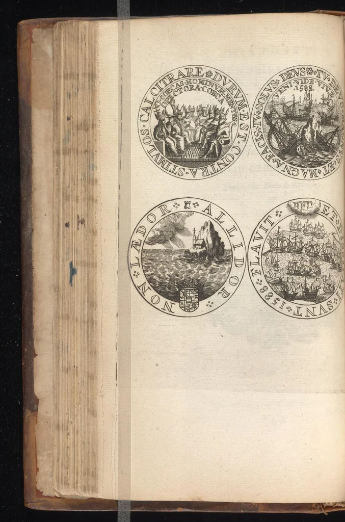 An illustration from Histoire metallique de la Republique de Hollande, 1688, leaf 157