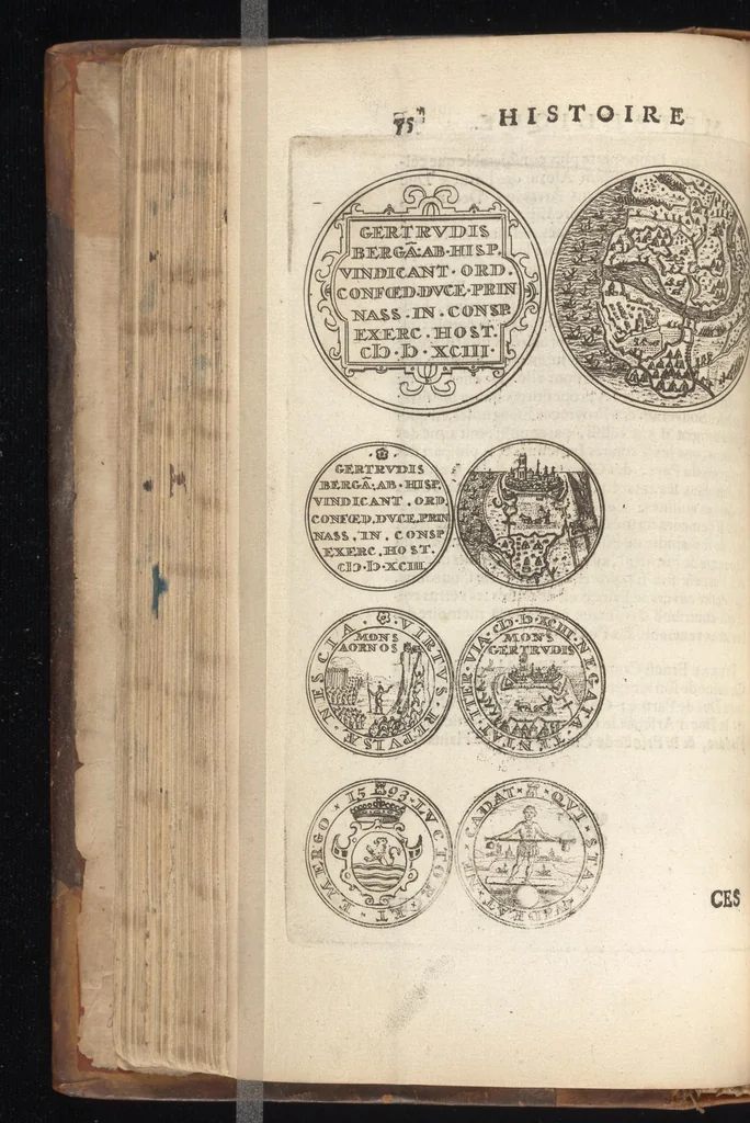 An illustration from Histoire metallique de la Republique de Hollande, 1688, leaf 179