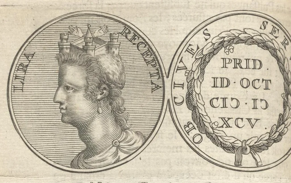 An illustration from Histoire metallique de la Republique de Hollande, 1688, leaf 197