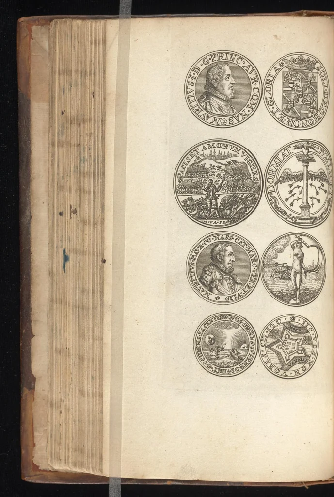 An illustration from Histoire metallique de la Republique de Hollande, 1688, leaf 223