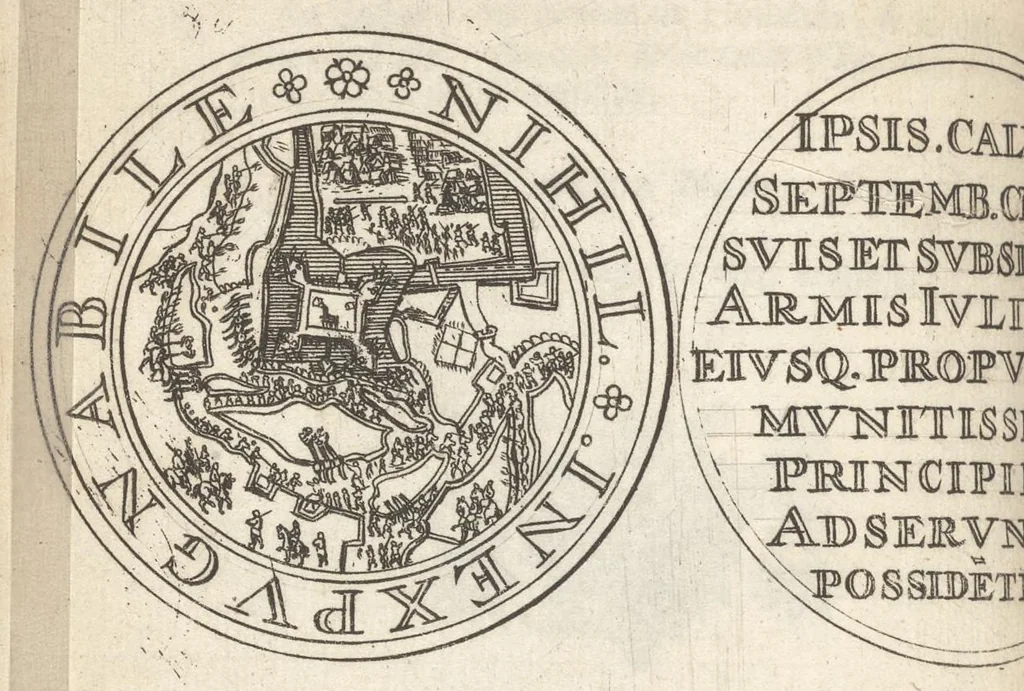 An illustration from Histoire metallique de la Republique de Hollande, 1688, leaf 287