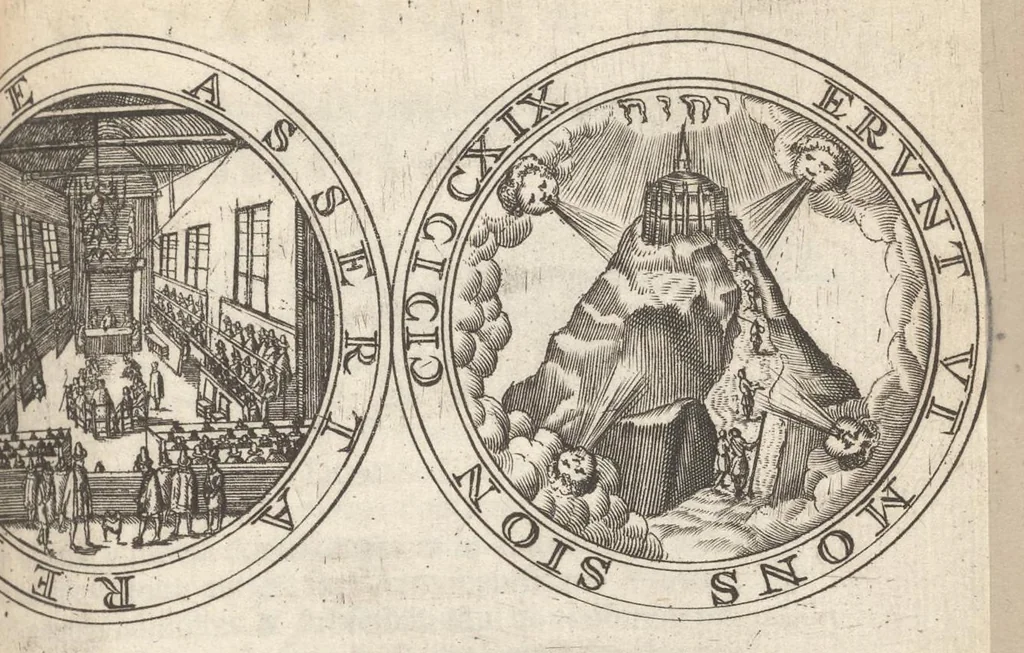 An illustration from Histoire metallique de la Republique de Hollande, 1688, leaf 300