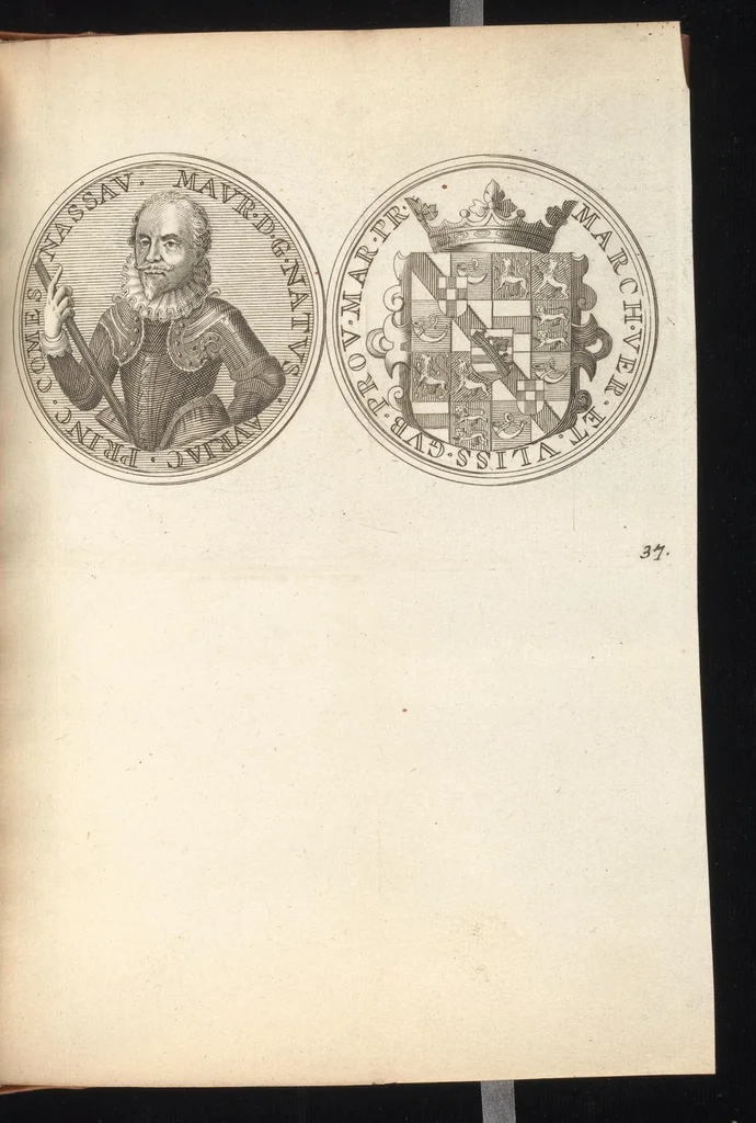 An illustration from Histoire metallique de la Republique de Hollande, 1688, leaf 316