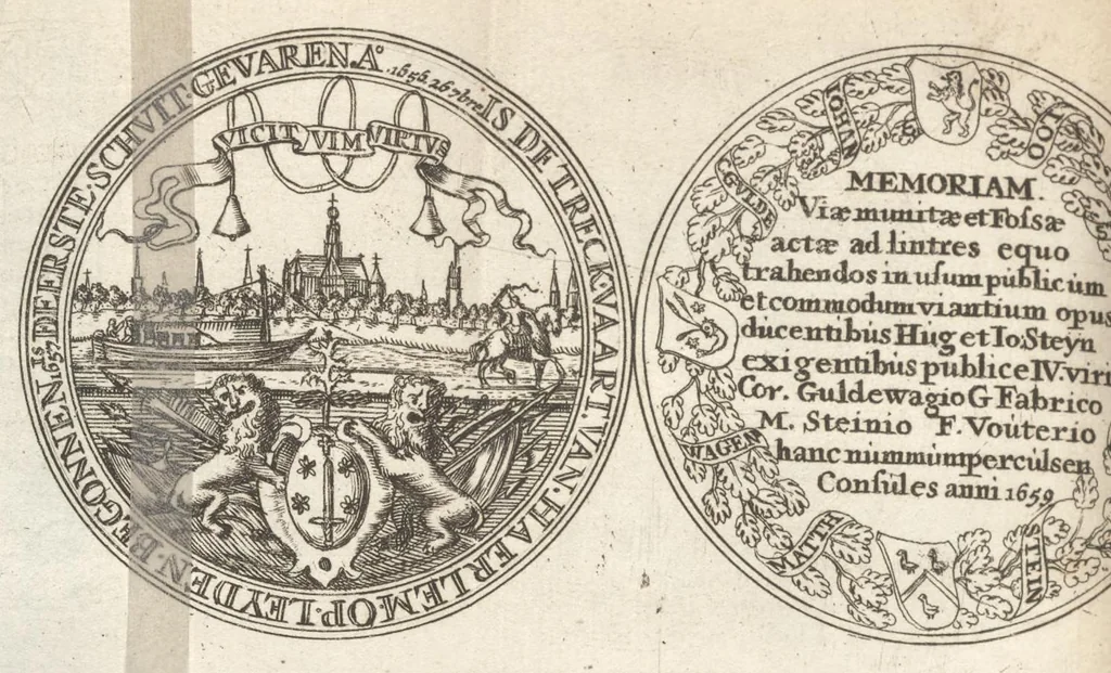 An illustration from Histoire metallique de la Republique de Hollande, 1688, leaf 511