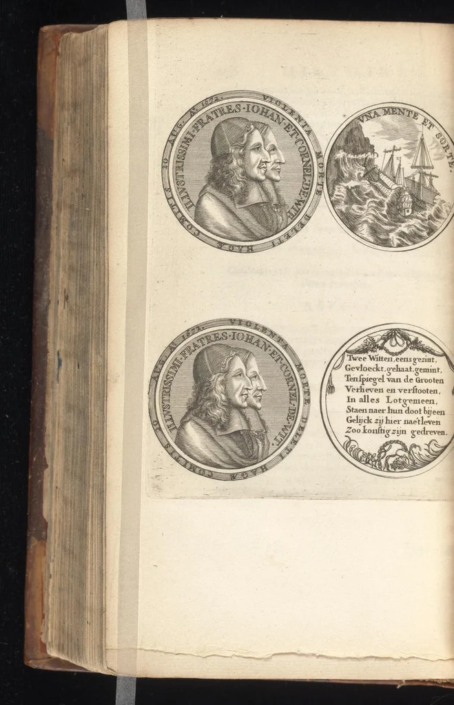 An illustration from Histoire metallique de la Republique de Hollande, 1688, leaf 565