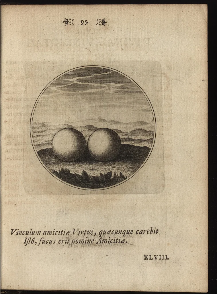 An illustration from Emblemata moralia, 1697, leaf 104