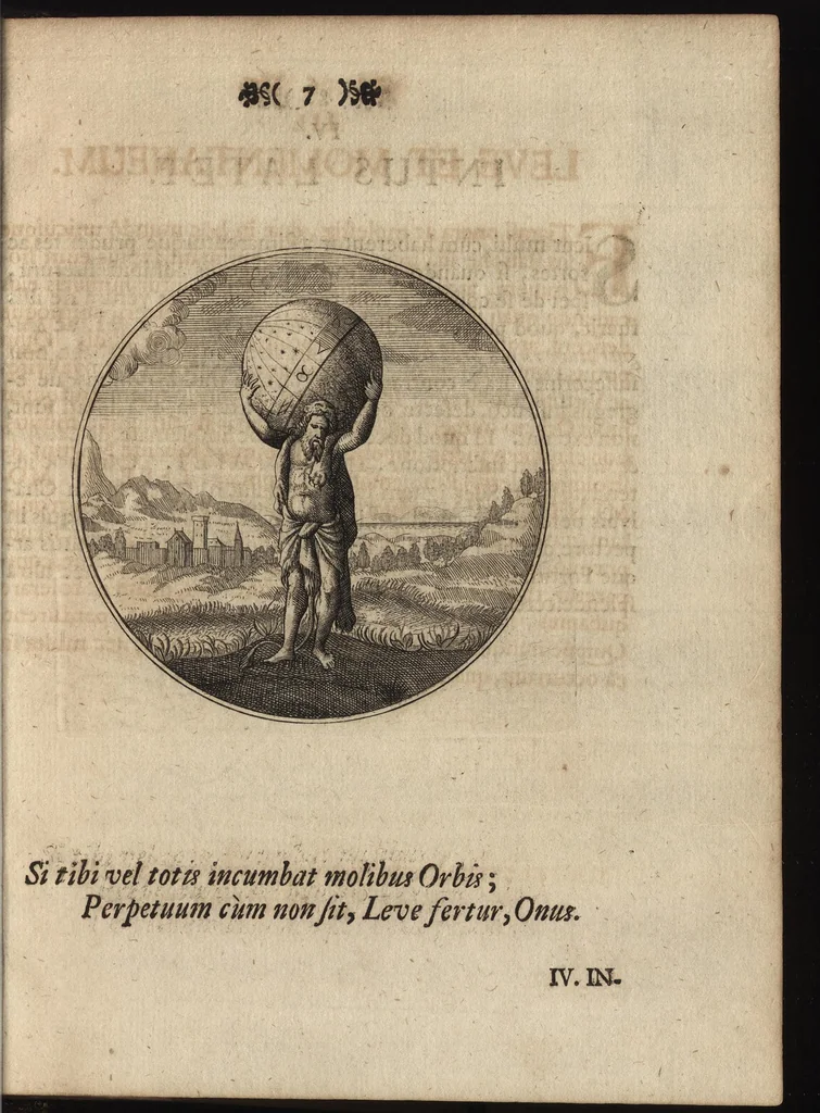 An illustration from Emblemata moralia, 1697, leaf 16